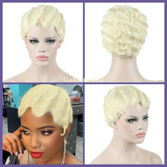 High Temperature Resistant Silk Wave Wig Headgear