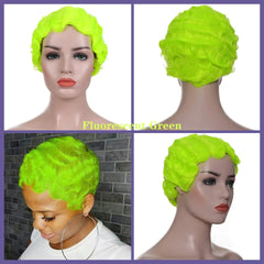 High Temperature Resistant Silk Wave Wig Headgear