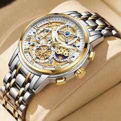Men's Waterproof Luminous Chronograph Watch