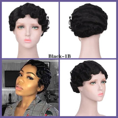High Temperature Resistant Silk Wave Wig Headgear