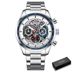 Men's Waterproof Multifunctional Quartz Business Watch