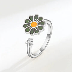 Rotatable Flower Ring for Women - Fashion Personality